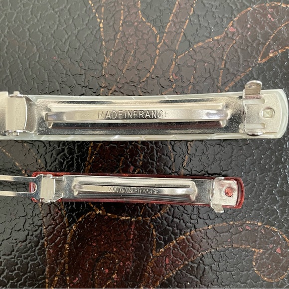 Made in France Vintage Barrette Hair Clips - Picture 4 of 6